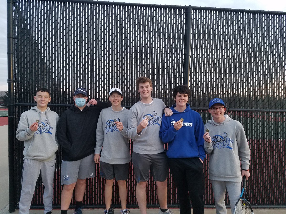 1st place as a team at the Valley Center tennis tournament! #ahstrojanfam