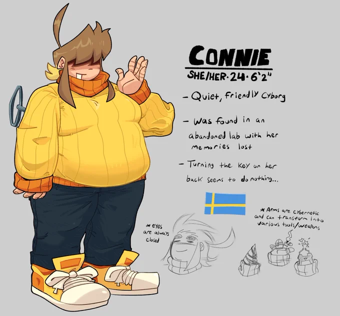 annnd connie and mel ofc, with a quickly thrown together height chart (2/2) 