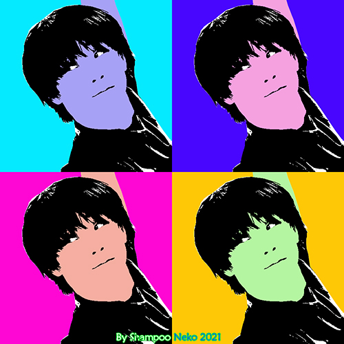 ShampooNeko's tweet photo. #GlobalMuse as a pop icon 😅

My first pop-art experiment, trying new ways to honor the King of GOATs

#YuzuruHanyu 
By Shampoo Neko 2021 https://t.co/UkkAug9bQ8