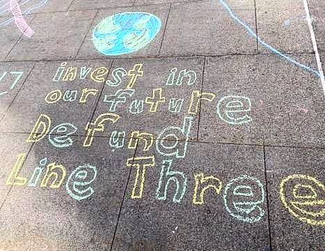 350Spokane's tweet photo. Today was the first of our 4 #BuildBackFossilFree Week of Action events with @Sunrise_spokane! Thank you to everyone who showed up.

Tomorrow, the 31st, we will meet up at the U-District Gateway Bridge at 3pm! See you there! #StopLine3 https://t.co/aeTk4ZTVzR