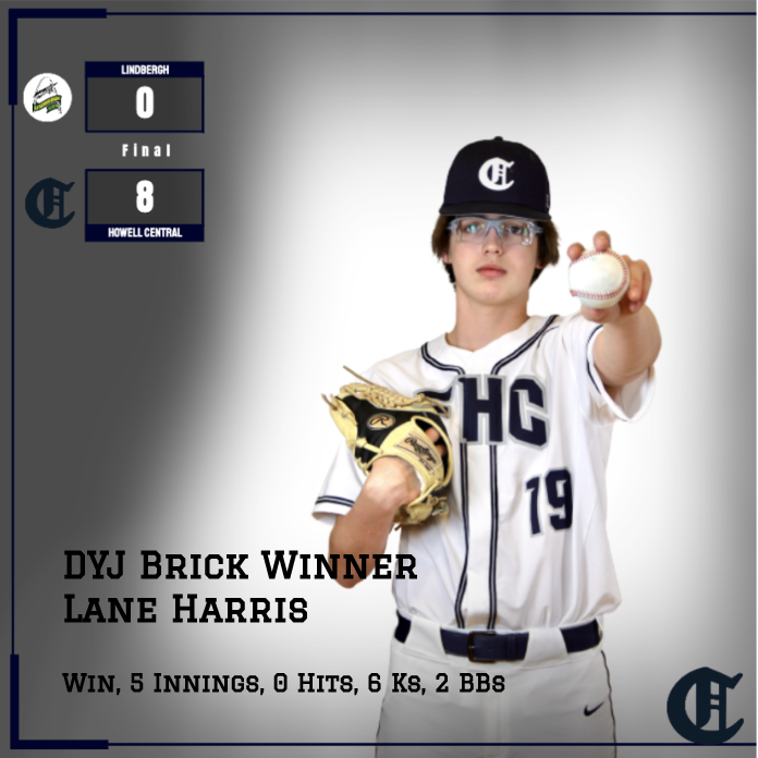 FHC_Baseball's tweet photo. Varsity defeats Lindbergh 8-0 in the Midwest Classic.  #DYJ Brick winner @llaneharris with a gem on the bump. https://t.co/97T1tSmq3h