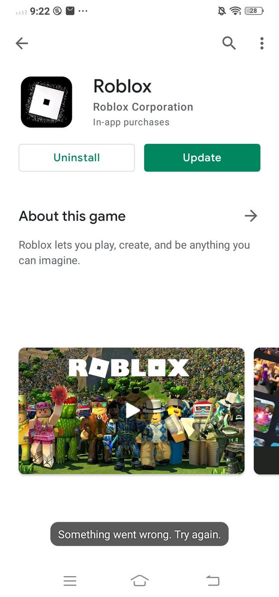Darealfirebonnieboy On Twitter There S A Error That I Can T Update My Roblox And It Won T Work Please Fix It - why wont roblox upgrade