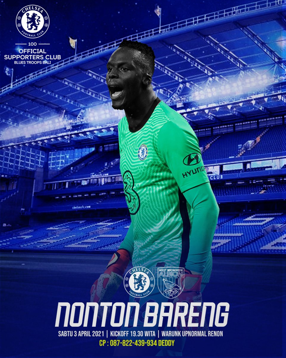 BluesTroopsBALI's tweet photo. Nonton bareng Chelsea vs WBA
Sabtu (3/4) kickoff 19.30 WITA
Di Warunk Upnormal Renon
HTM just order
Dresscode all about The Blues
#BluesTroops
#ChelseaFans
#ChelseaInBali
#NobarChelsea
#OfficialSupportersClub https://t.co/TFEZHSHjjZ