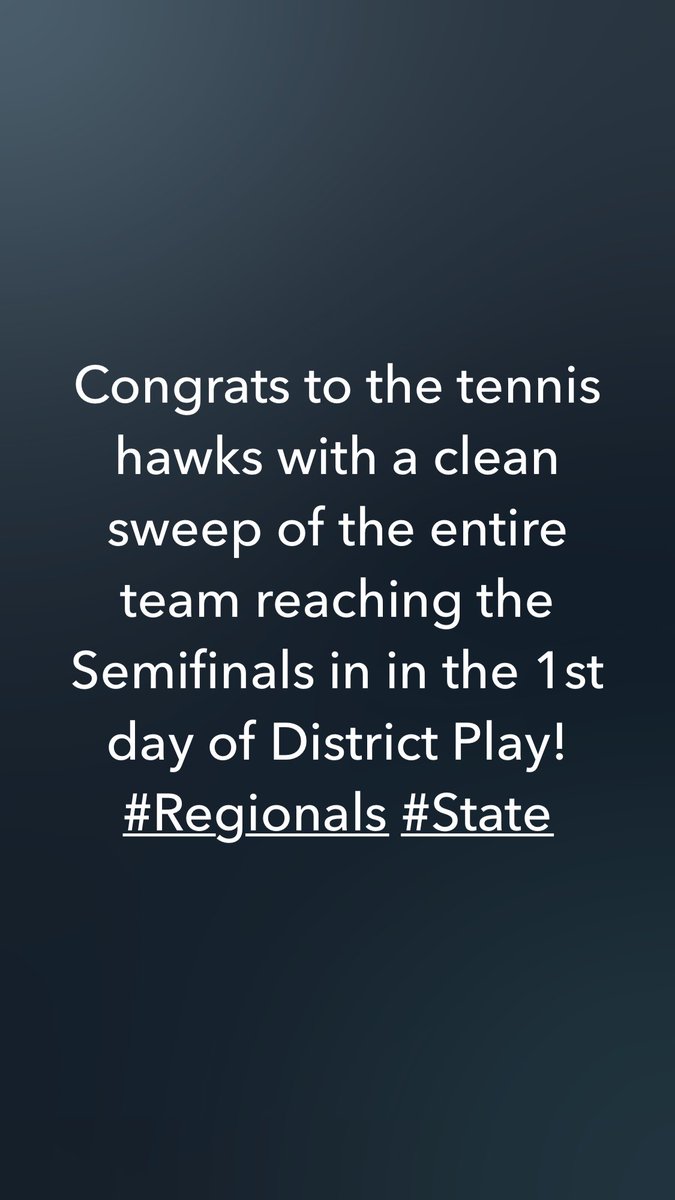 pg_tennis's tweet photo. 1st Day of Districts complete and the PG tennis hawk’s entire squad is still in! https://t.co/Hak7A0EfyU