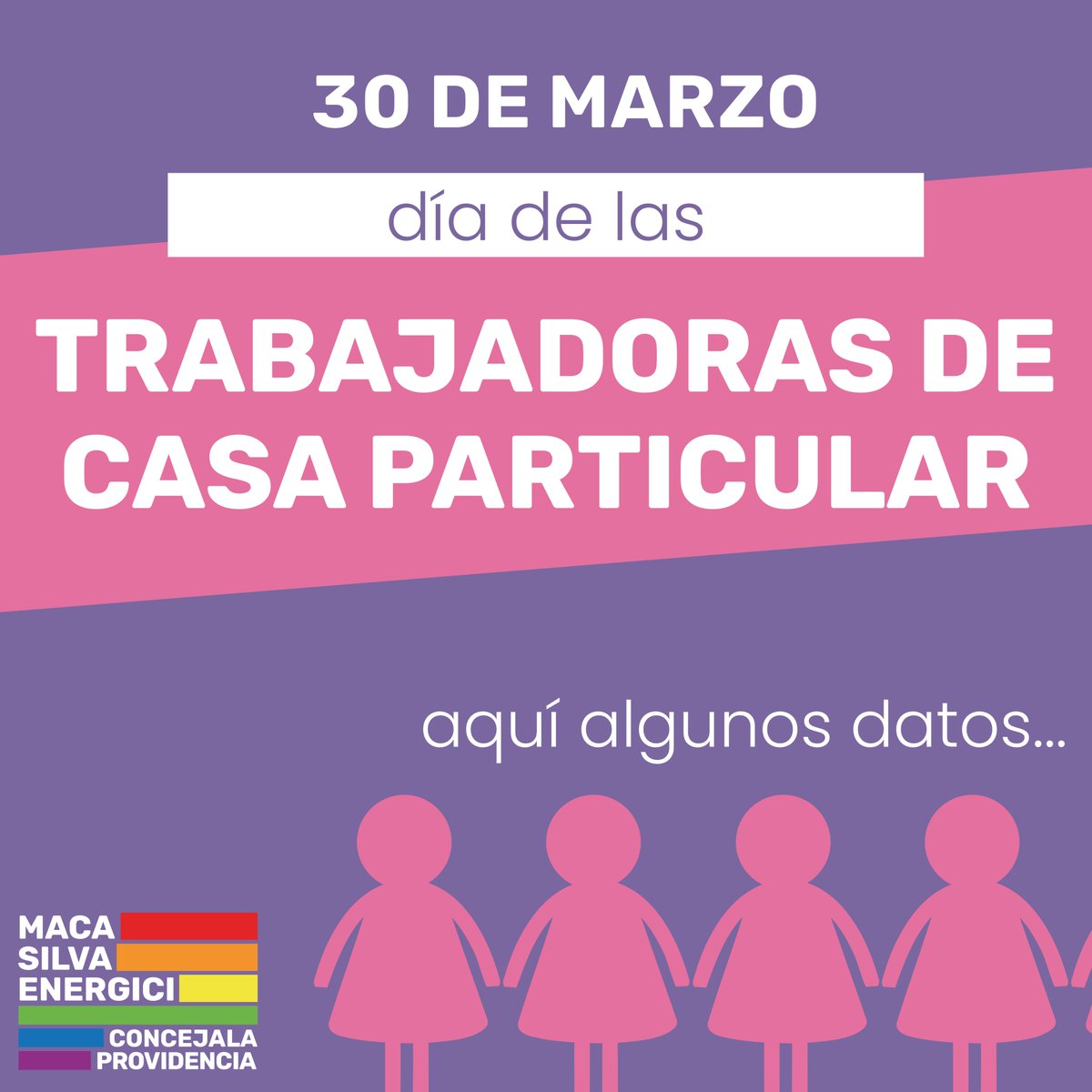 la_fiestita's tweet photo. Hoy es el día de las trabajadoras de casa particular, a quienes se les sigue vulnerando y precarizando. Es deber de todes ponernos al día, para más información visita la página del @sintracap sindicato de trabajadoras de casa particular https://t.co/TG1V420hWK https://t.co/1Z4dofENZv
