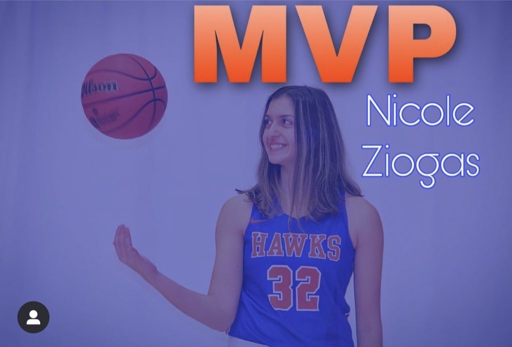 newpaltzwbball's tweet photo. MVP- the player we could not be successful without. Congrats to Senior Nicole Ziogas, by far most deserving of the MVP award this season. We will miss your selflessness, work ethic and the effort you put into every practice which made everyone else better. https://t.co/QC4PSuSsfv
