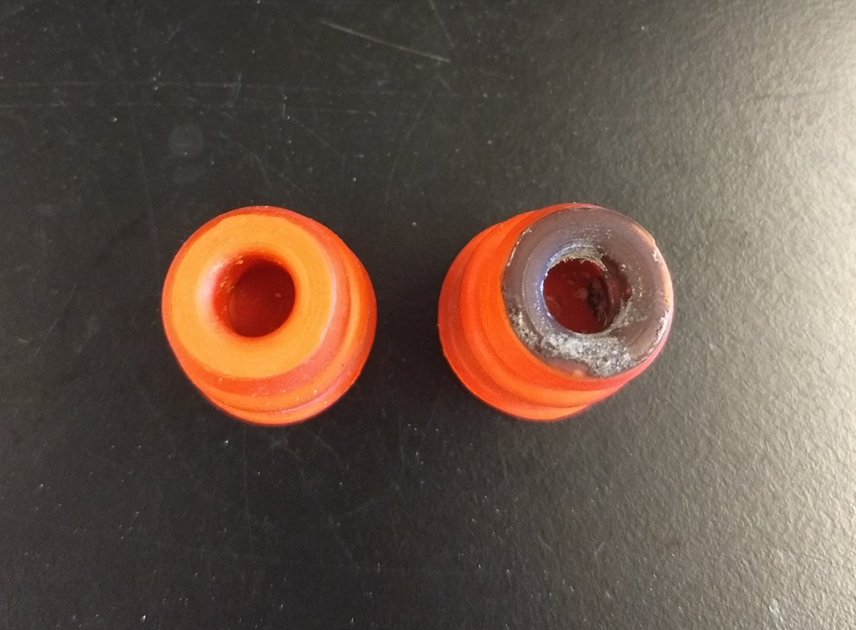 This is your septa on sec-BuLi (left) and this is your septa on tert-BuLi (right) 🙃