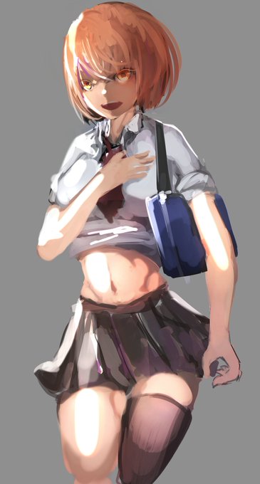 女子
(立体感...立体感...) 