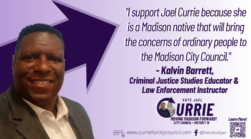 FriendsofJael's tweet photo. So appreciative of the continuing support as we head to Election Day - April 6th. Thank you Kalvin Barrett! 

To learn more and to support our campaign please visit: 
https://t.co/SzrVWrWYDv https://t.co/zMK1d0cZEF