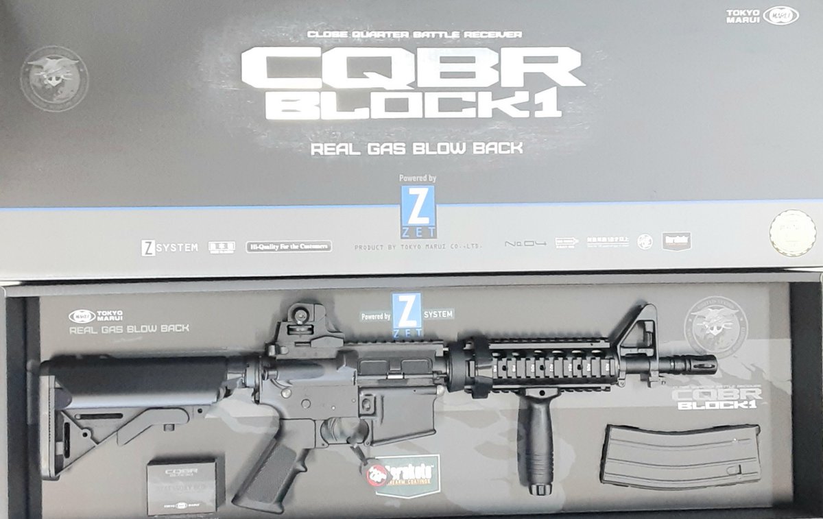 noda_ya_gun's tweet image. 東京マルイ新製品入荷と再版情報
コンパクトフラッシュライト
MicroLight CQX　ブラック＆FDE　
各定価¥7,480を¥5,984
久々の再版品ガスブローバック
M4CQB-R　ブロック1
定価¥65,780を¥52,624
gun-noda-ya.com/product/7578
皆様のご来店お待ちしております
＃東京マルイ
＃プロライト
＃BLOCK1
＃CQB-R