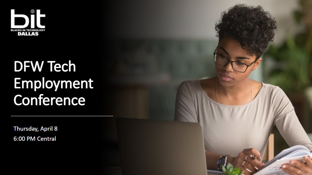 BlacksInTechDFW's tweet photo. Mark your calendar and join us for an insightful career event !! 

Event link >>> https://t.co/njU8xu1Zgg. https://t.co/ySzAdmOpni