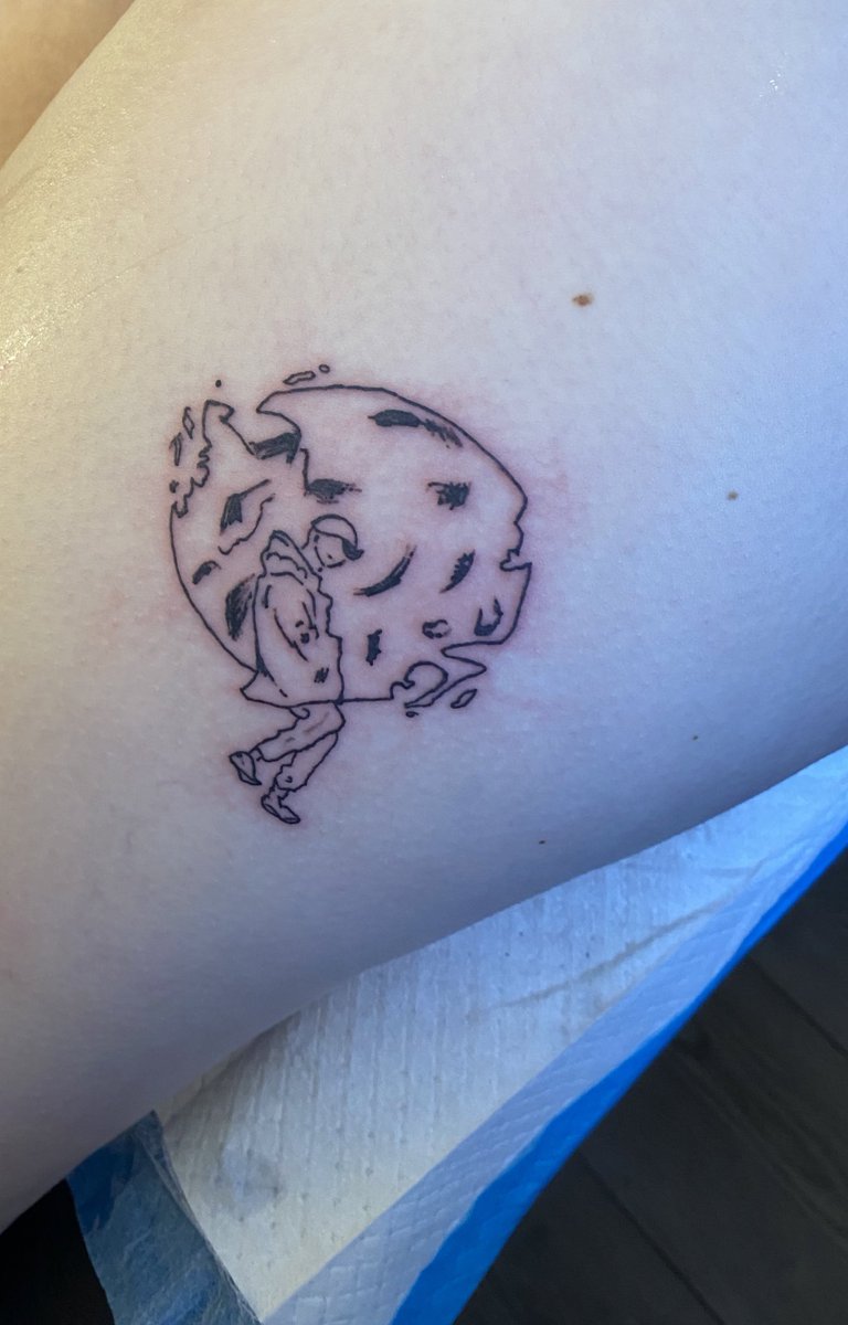 belowthemoss's tweet photo. here’s my mono inspired tattoo i’ll also be getting the flowers on my collarbone  #btstea https://t.co/EJtA5zgEY2