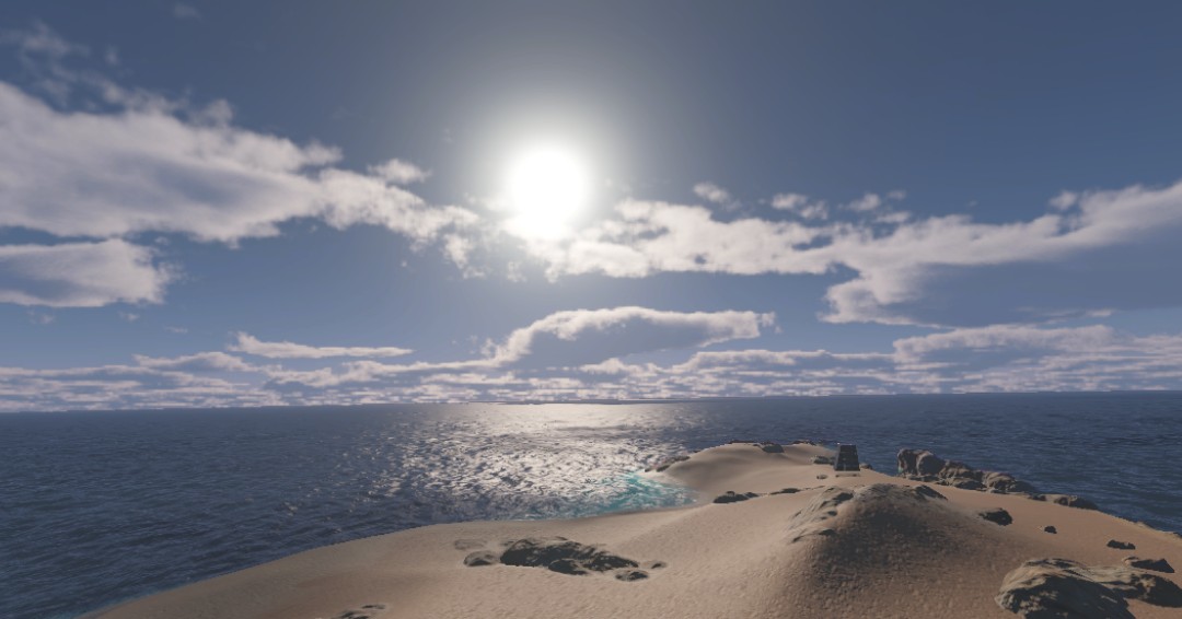 Scenic clouds, for a scenic landscape. ☁️ We've also been working hard on making our clouds react with sunlight! ☀️ #techhunter #madewithunity #gamedev #gamedevelopment #openworld #freeroam #scifi #scifigame #puzzle #game #environment #techart