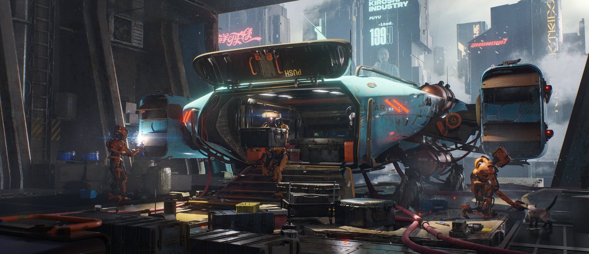 CypherpunkN's tweet photo. Kybernetische Visionen aus einer hypertechnisierten Welt.
#Futurismo #UltraTecnología #Robótica #Cyberpunk #Kurzweil #Singularitarian https://t.co/Nirn4wWYfL