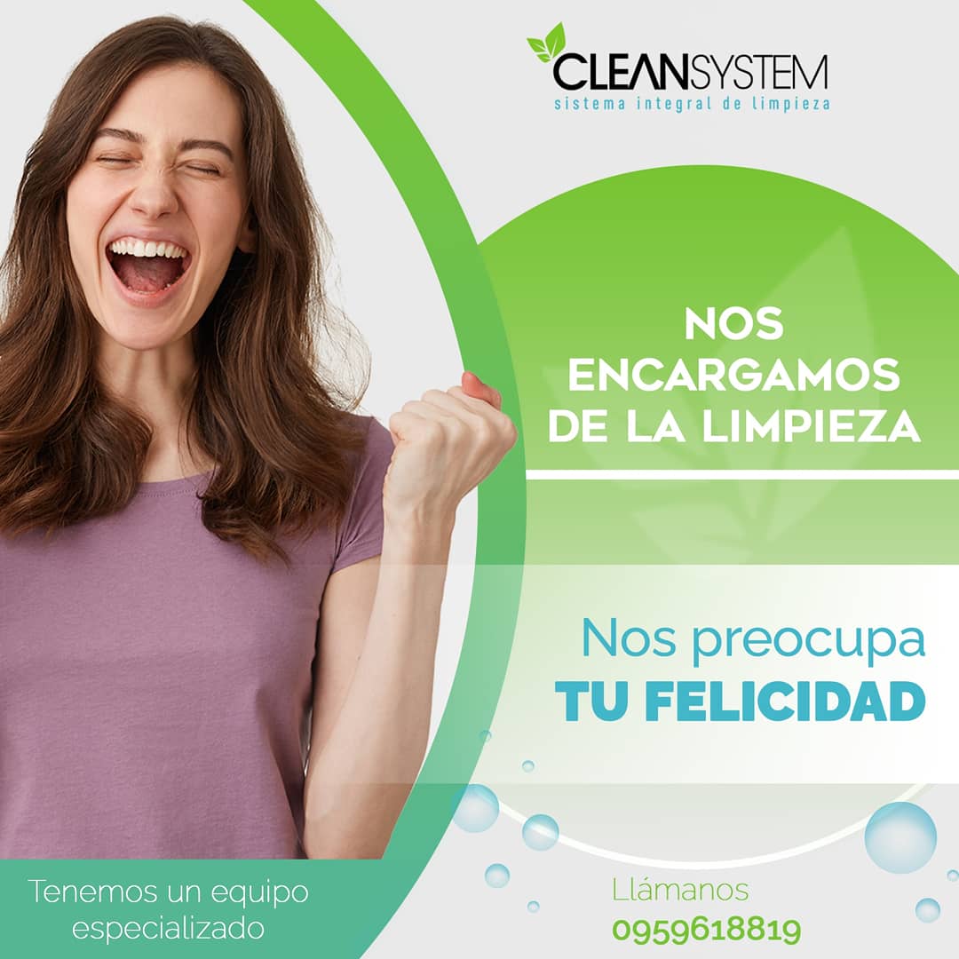 DCuencaOficial's tweet photo. Si buscas el mejor servicio para limpieza de departamentos y casas.
Te recomendamos #CleanSystem expertos en limpiar y ordenar.
Recuerda #CleanSystem
lo hace por ti!
Consulta más información en https://t.co/tCNt0lLESd https://t.co/UUOQo7avrD