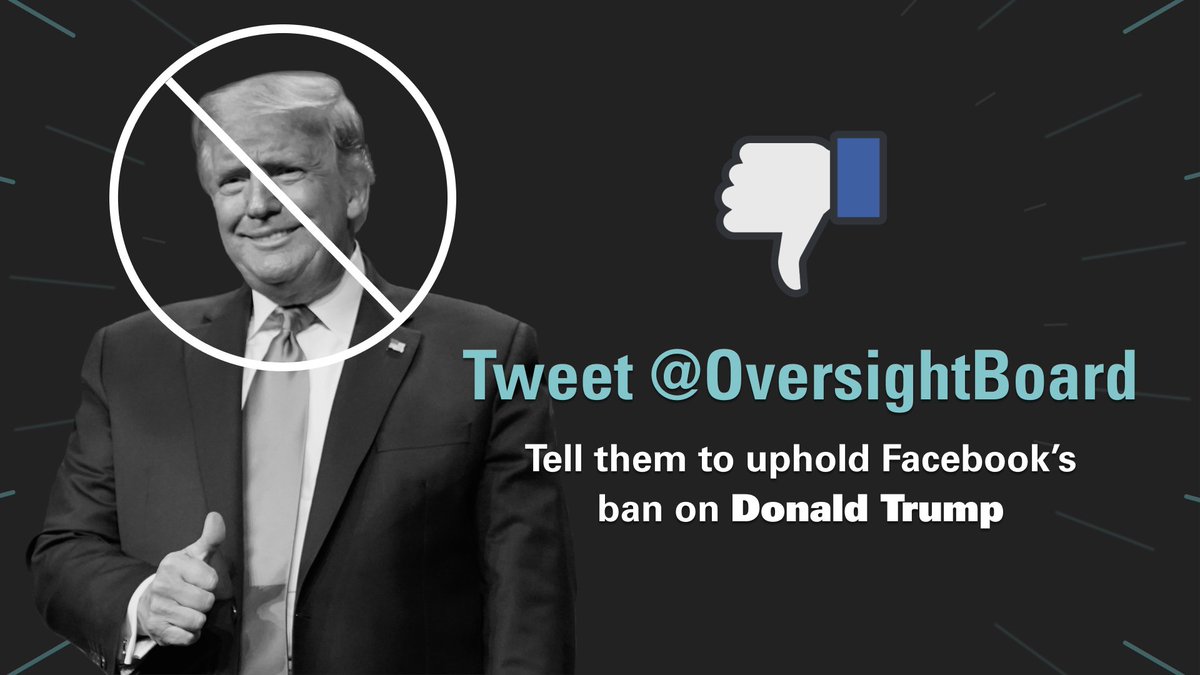 lptv's tweet photo. Tweet Facebook @OversightBoard and tell them why they should #BanTrump. #AbeIsWatching
More on The Breakdown: https://t.co/Mp8DSmvmI2 https://t.co/IQx6qYyePg