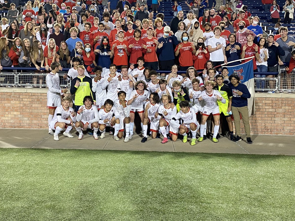 McKISDAth's tweet photo. Your Boyd Broncos are area champs! #CodeRed https://t.co/9aCbZYObfa