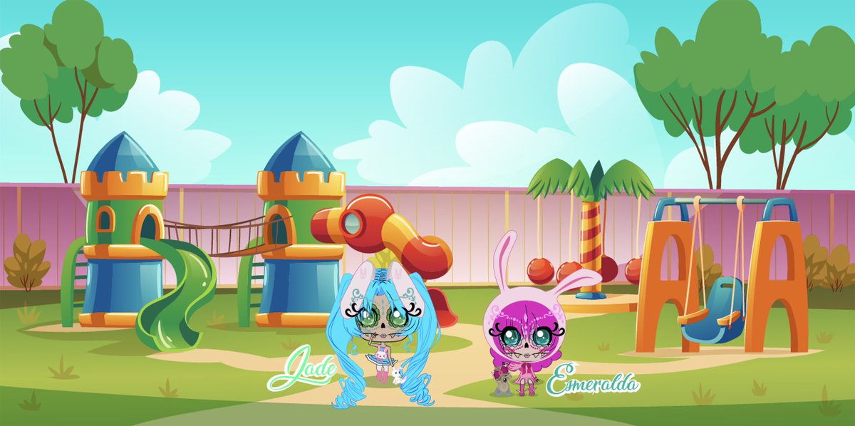 LolasCandyWorld's tweet photo. Jade and Esmeralda https://t.co/ycP3SnjAAE