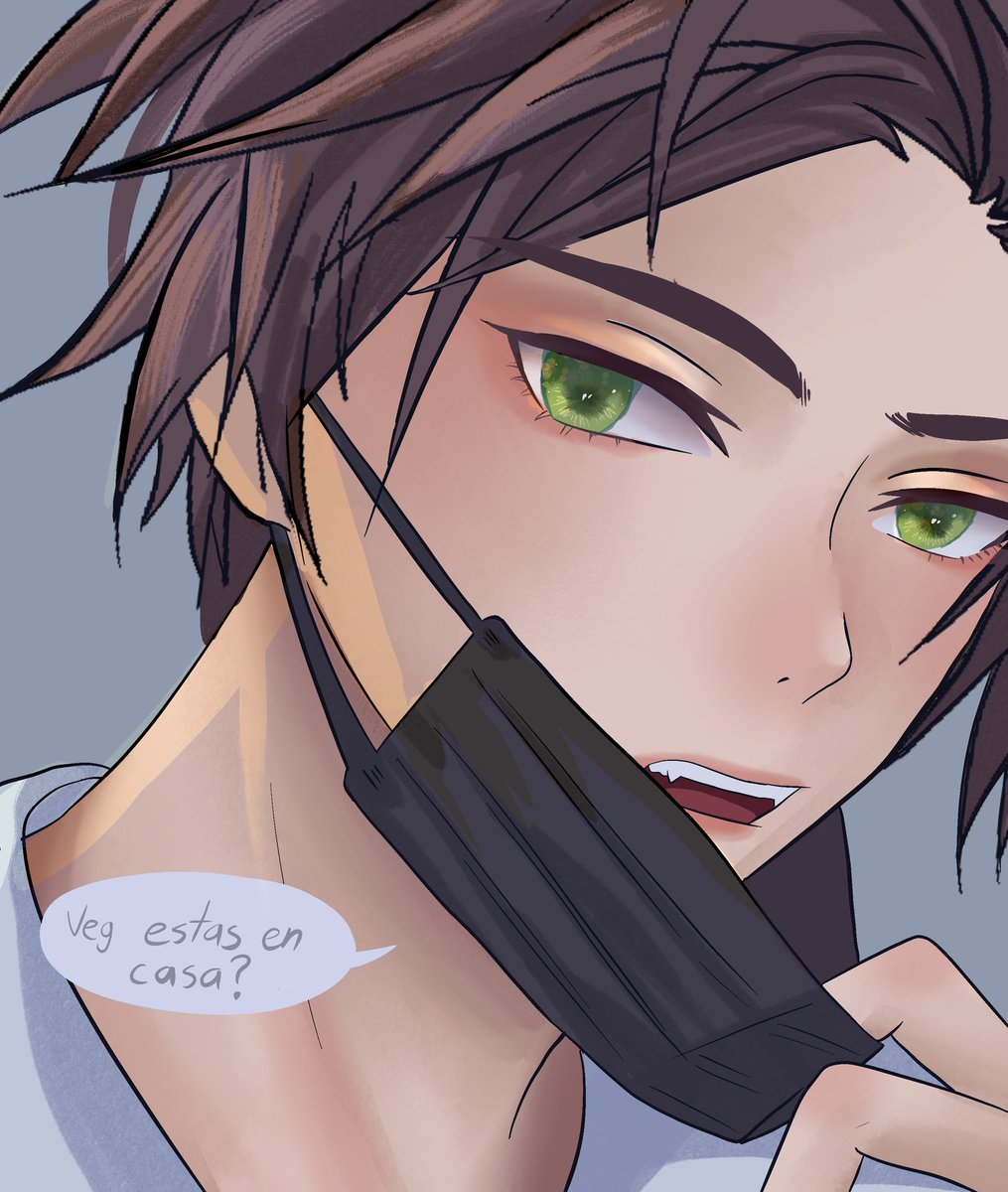 EsgomNath's tweet photo. Estoy pensando hacer un mini cómic #RubegettaAu donde veg es pintor, espero que les guste y no prometo nada 
.
.
Parte 1 https://t.co/1b8eFPa9zc