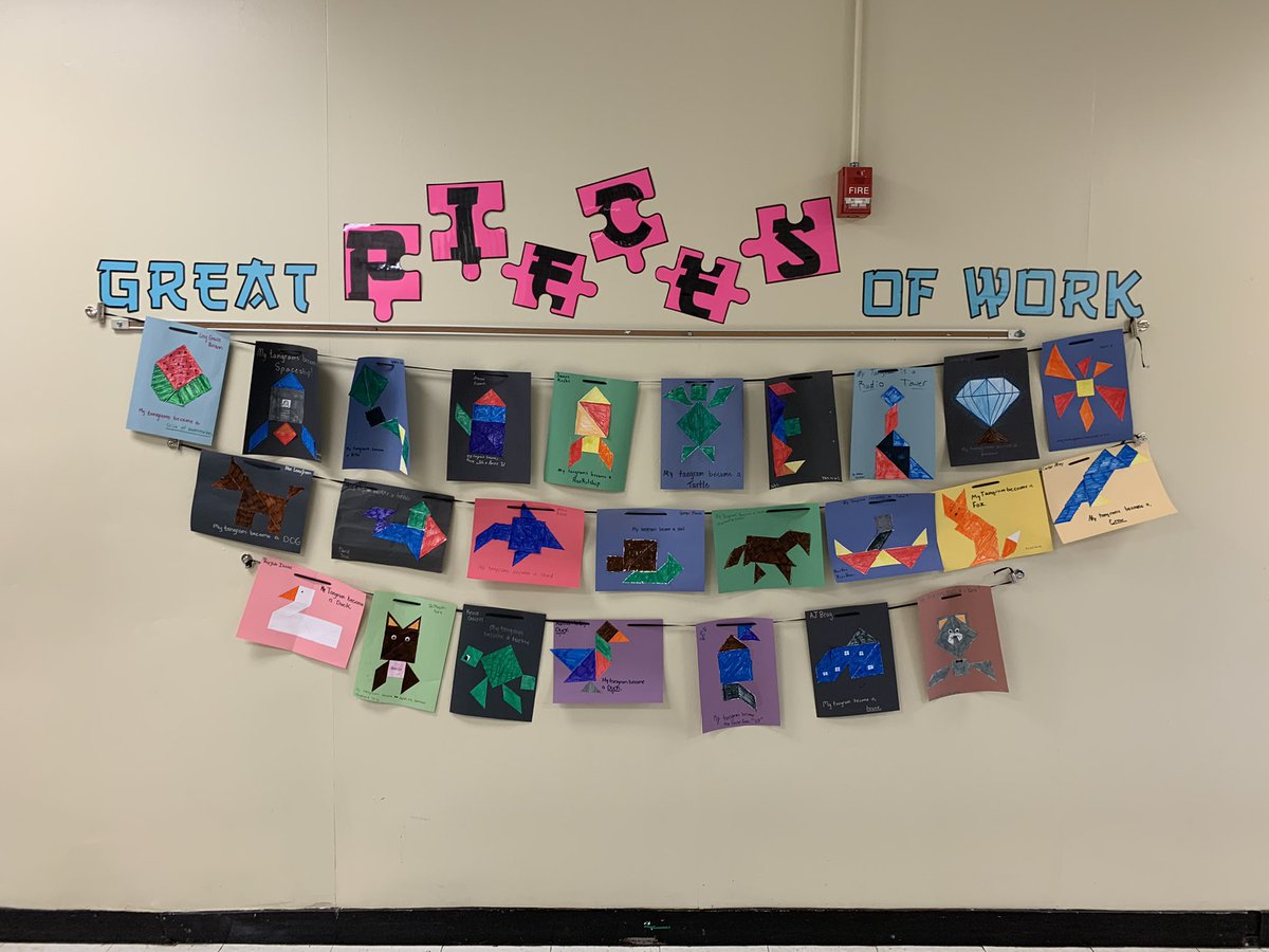 mrsahowell3's tweet photo. Wrapped up Middle Ages China with Tangram puzzles! https://t.co/12t1oNeHfl