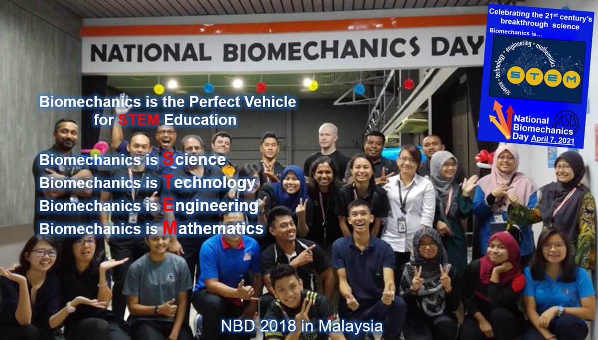 BiomechanicsDay's tweet photo. We have the Great STEM Advantage: #Biomechanics is ALL THINGS STEM. Let's push for STEM funding through Biomechanics. Full Speed Ahead. @AmSocBiomech @AWBiomechanics @IntWomxnBiomech @CSBiomech #AllThingsStem https://t.co/jrPmpLUetU