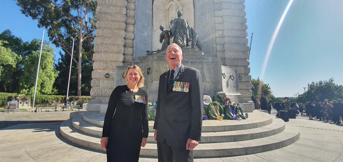 Happy 100th Birthday to the <a href="/AusAirForce/">Royal Australian Air Force</a>! 🛩🛩🛩

<a href="/Defence_SA/">Defence SA</a> Director of Defence &amp; Space Reg Carruthers &amp; Veterans SA Director Catherine Walsh, who are also current serving Air Force members, are attending a number of events celebrating the centenary of RAAF today! 🎂💯
