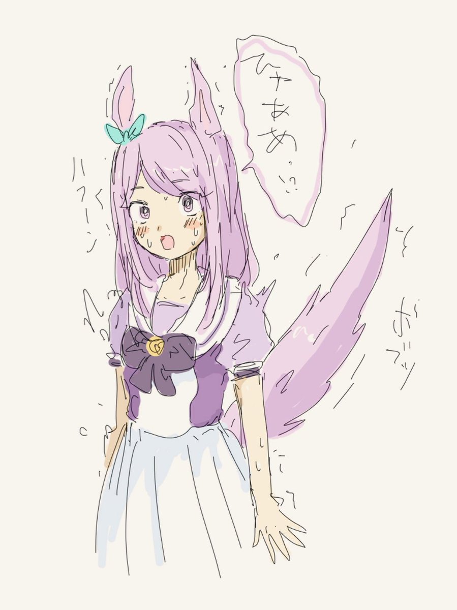 mejiro mcqueen (umamusume) 1girl animal ears tail horse ears solo long hair horse tail  illustration images