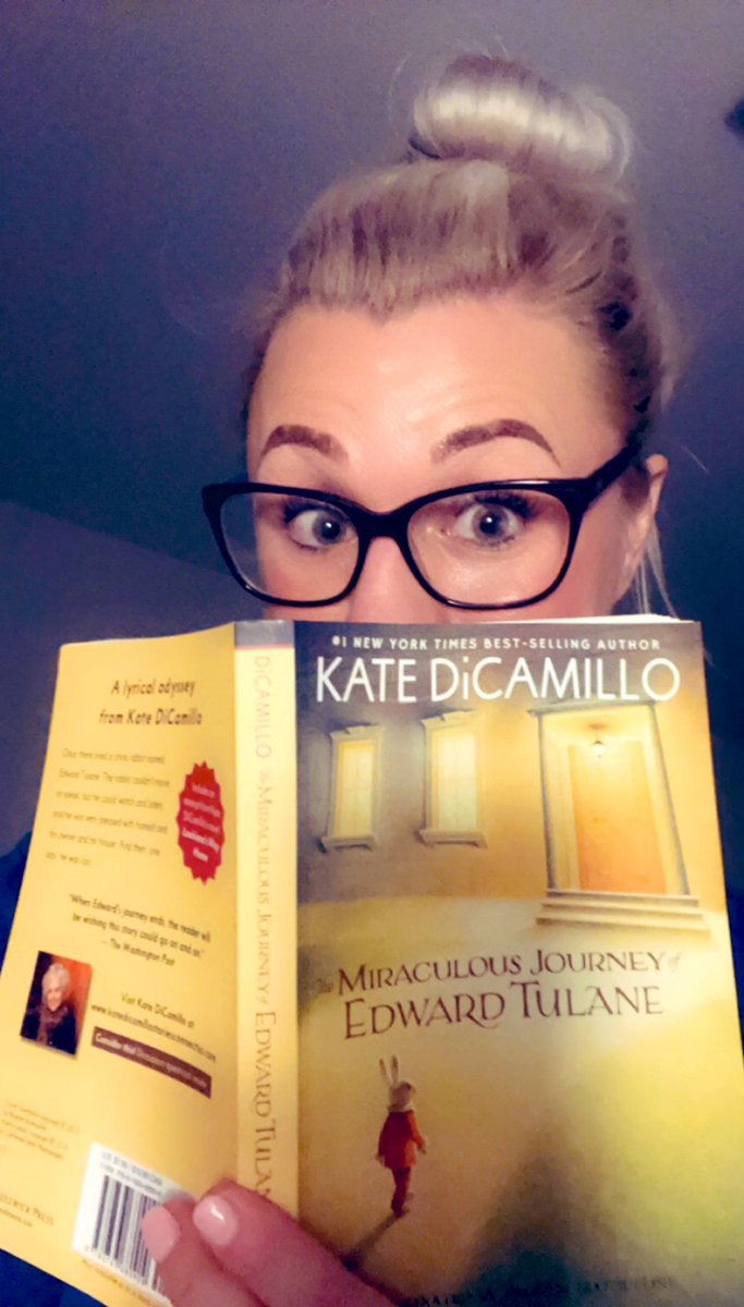 Started reading my WCHE Community Book Club book tonight! I’m so excited to embark on this journey with my WCHE family, and Edward Tulane, of course! #OneSchoolOneBook <a href="/readtothem/">Read to Them</a> <a href="/WCHELibrary/">Cathy Seidenberger</a> <a href="/mbeninga/">Melanie Beninga</a>