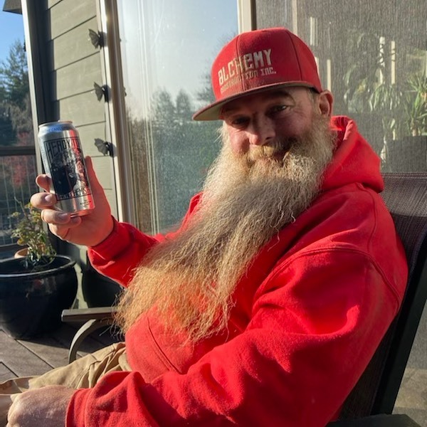 theealchemist's tweet photo. There’s days when you get a lot of shit done, but also some shit happens, and you gotta just roll with the shit. #thealchemist #alchemyconstruction #rollwithit #reds #bearding #beardon 📸: @alchemydistillery #ididgetalotdonetoday https://t.co/WfVhPka16o