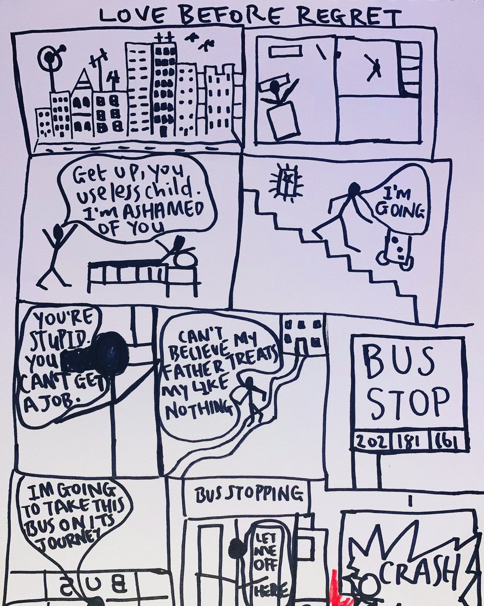 Up late and thought about ignoring how to love and being taught a harsh lesson that can cause a lifetime filled with regret. #Trauma #storyville #STORY #love