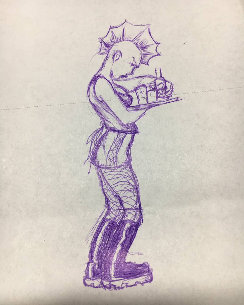 DougGra38399255's tweet photo. We have Savage Dragon or Sea Monkeys (go with the one you can relate to) doodling strangers edition of ink pen and a sheet of paper. #doodlingstrangers #inkpendoodles #sketchoftheday #doodles #savagedragon #seamonkeys https://t.co/dTBET8NbRl