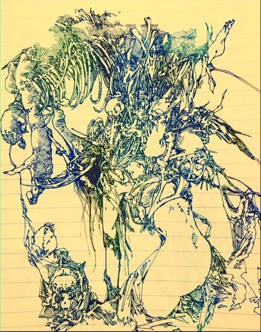 #絵描きさんとつながりたい 
#今月描いた絵を晒そう 