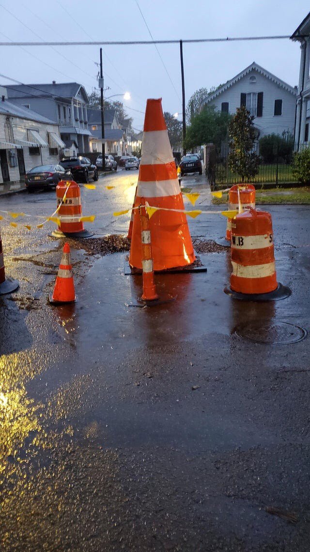 FrancisD__'s tweet photo. What if we kissed at the giant traffic cone? https://t.co/rmIvY64VUy