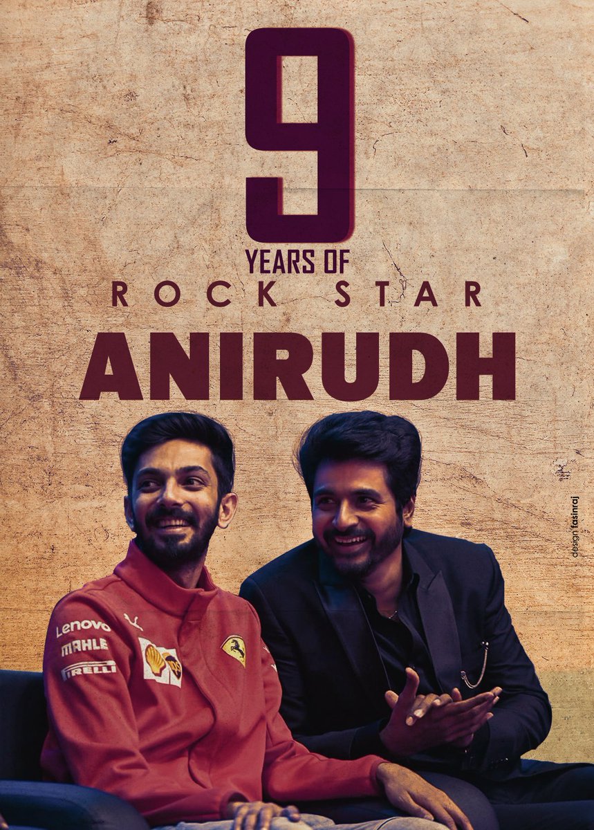 SKDT_Offl's tweet photo. Classic design For SnA  💙

@anirudhofficial @Siva_Kartikeyan

#9YearsOfAnirudh | #SnA

Design 👌 https://t.co/hG5Cw5kGTI