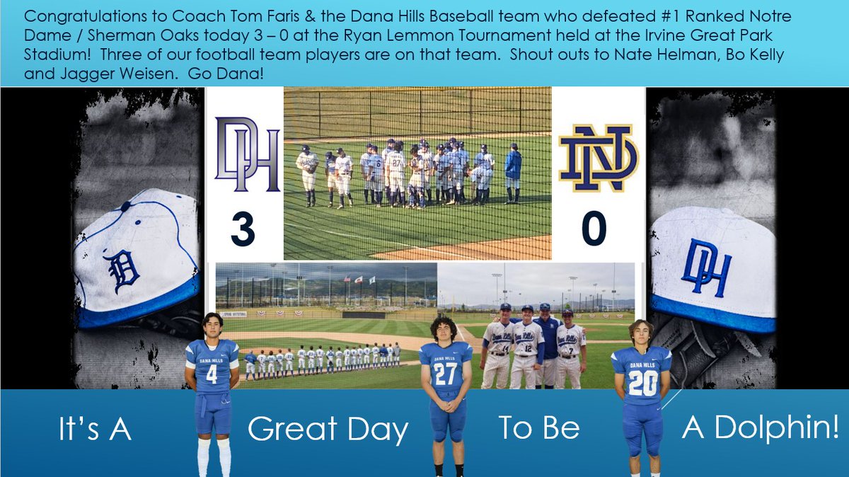 Dana Hills Football (@dh_football) on Twitter photo 