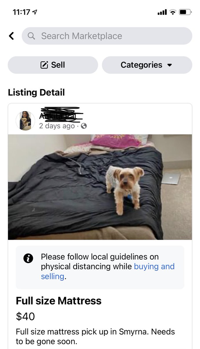 Pretty sure this is not the best way to market your used mattress.