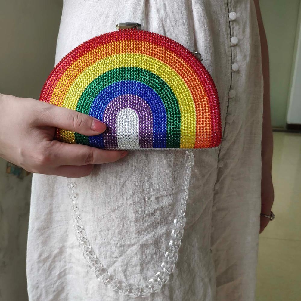 Faithfully_shop's tweet photo. #onlineshopping #fashion shoppingonline supportsmallbusiness Novelty Diamond Rainbow Evening Bags for Women Formal Party Cocktail Crystal Clutch Handbags and Purses https://t.co/ZCSr6wiS3p https://t.co/Rl3EggrYMq
