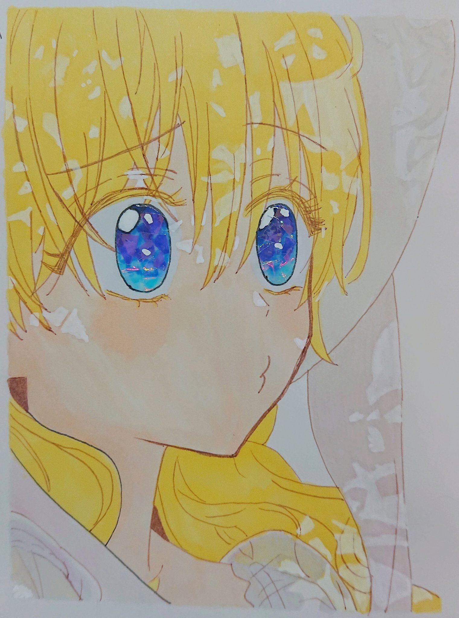 ままままま ある日お姫様になってしまった件について アタナシア アーティ 模写 木の葉の影を表すのが難しかった 2枚目は実際の画像の色あいによせてみました T Co Shzz6obadk Twitter