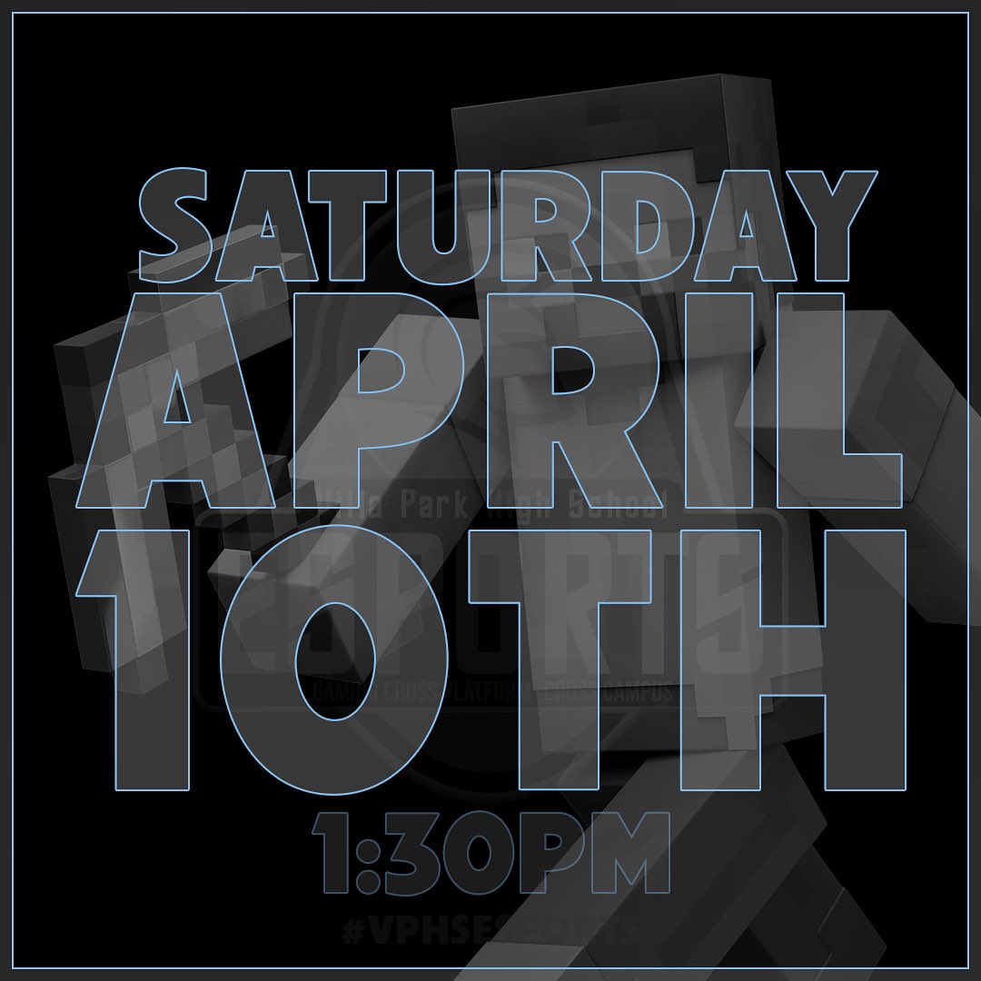 vphsesports's tweet photo. Save the date:
April 10, 2021
1:30PM
#retweet #vphsesports #scholasticesports https://t.co/6gWWGBQvU2