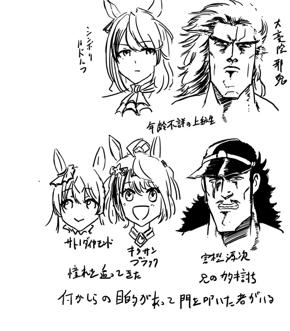 ウマ娘と魁!!男塾の共通点 