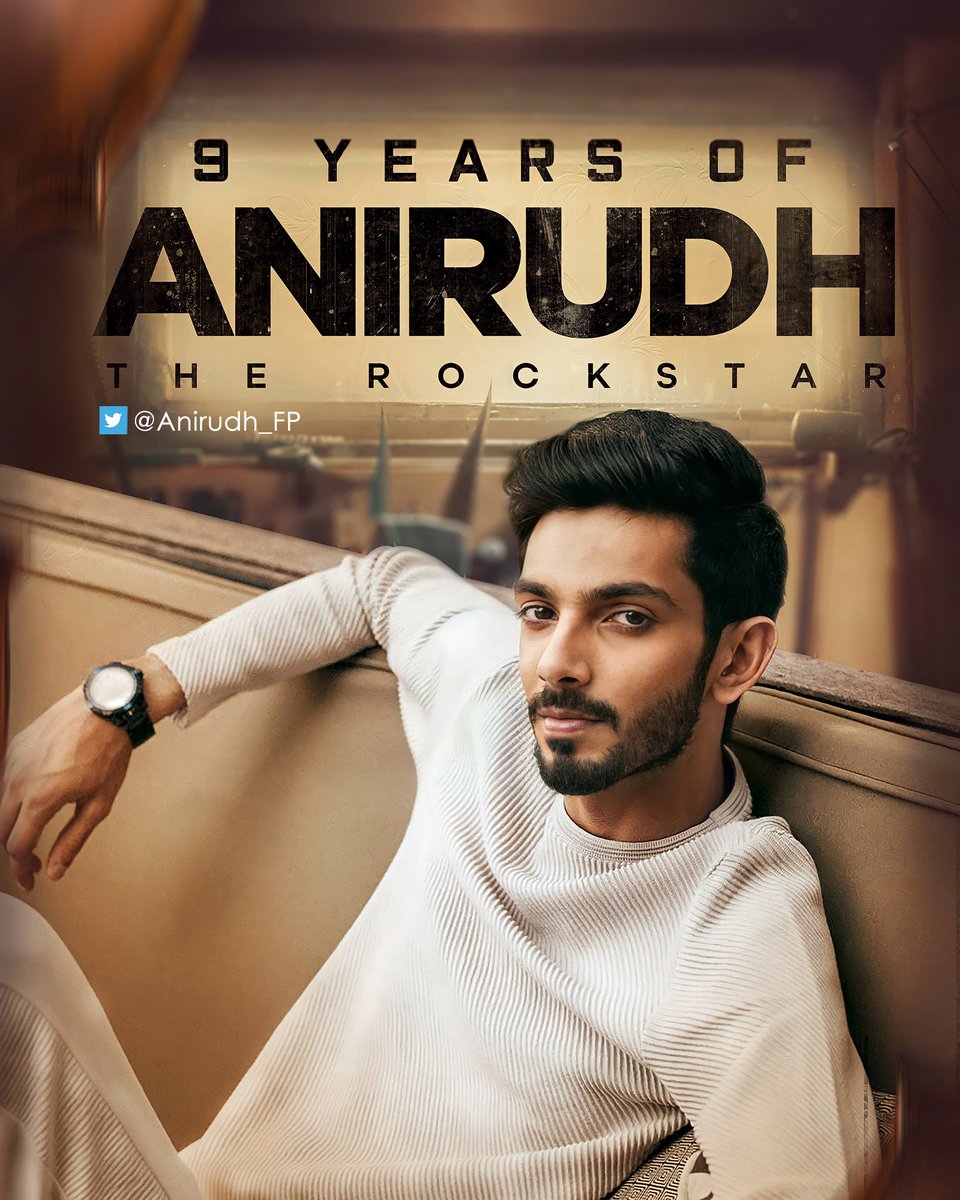 VicharePavan's tweet photo. What a ROCKSTAR🤩🖤.... Big fan from maharashtra... I don't understand Tamil but I am huge fan of your music... Your BGM, OST, always bring Goosebumps🔥... From 3 movie to master movie... You are always rocking star🤩🔥.. 
#9YearsOfAnirudh #9yearsof3 #Anirudh @anirudhofficial https://t.co/F55cBwupbz