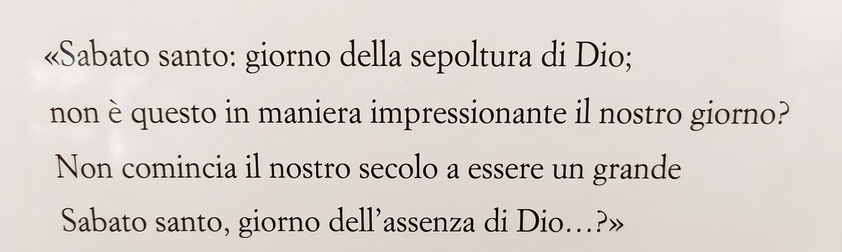 Cattolibri's tweet photo. IL SABATO DELLA STORIA Meditazioni di Joseph Ratzinger sul Sabato Santo #pasqua #sabatosanto #settimanasanta #jacabook #ratzinger https://t.co/2tLcVYonOb
