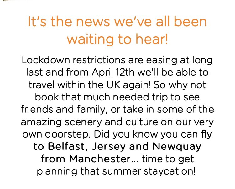 andrewleslie's tweet photo. @SazzyMCH Definitely not having flying to a staycation Easyjet! https://t.co/4oC2M6EOLs