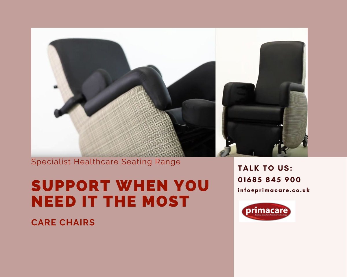 Support when you need it the most! - Download our #SpecialistSeating Brochure today. ow.ly/S1o430qVRsT 

#BespokeSeating #RiseandRecline #MobilityRetailer #MobilityEquipmentSupplier