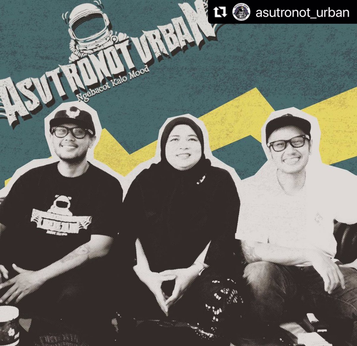 asutronot's tweet photo. Terima kasih bt waktu dan kesempatan ngobrol2nya mbak lusi @Deluciva ..sosok idola dari band kubik, doi banyak menyuarakan lirik2nya yg dalam...nantikan giliran obrolan kita bareng dosky di #asutronoturban  #ngebacotkalomood https://t.co/I6lmR9i9ya