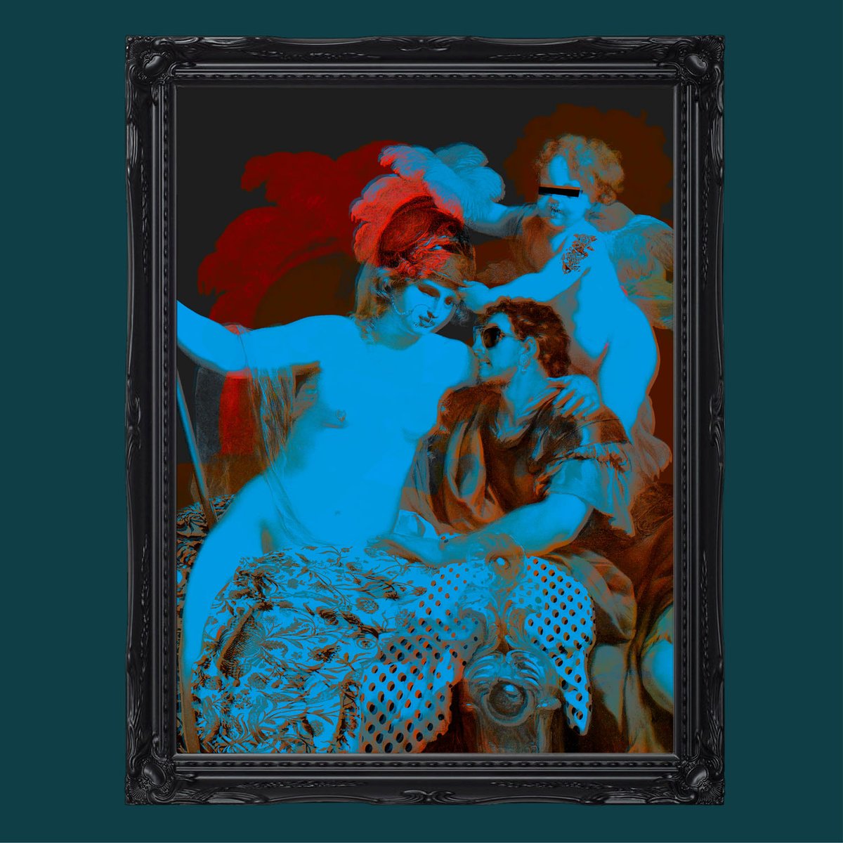 CollissQuinton's tweet photo. ⚡️Our made to order Punk'd Passion framed art depicts the ardour of Calypso with Odysseus in an über contemporary style. If you're looking to make a statement or long to introduce a conversation piece-this is for you! 
https://t.co/ZTbzUkOAVZ
#collissandquinton #statementart https://t.co/ZnMqZqIBB3