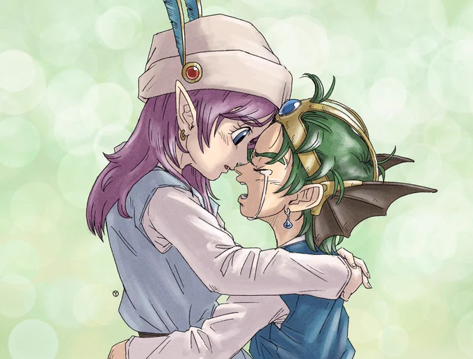#今月描いた絵を晒そう
I♡DQ 