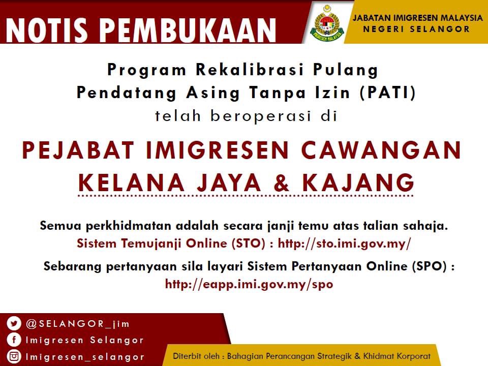 Imi pulang my sto gov rekalibrasi PATI Program