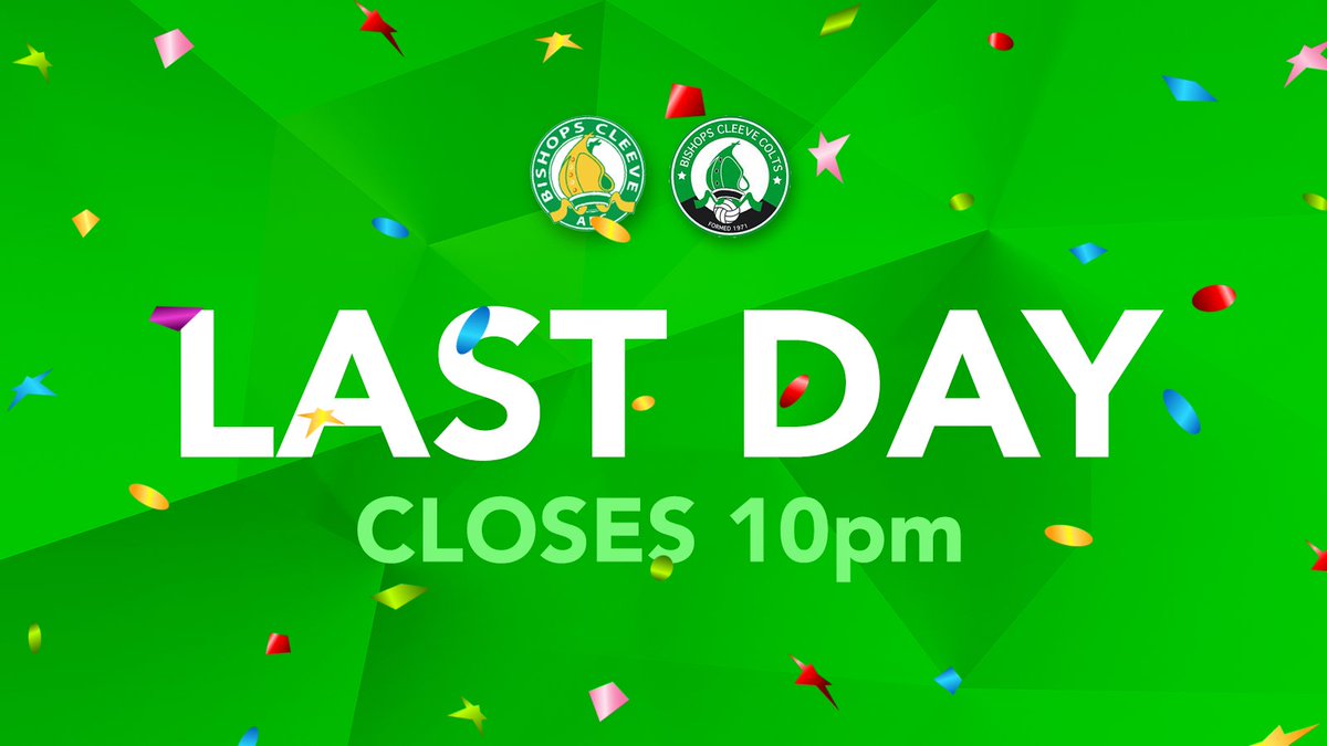 BishopsCleeveFC's tweet photo. 📆 Today’s the day – let’s do this! If you’ve been leaving it late to show your support, now’s the time!

Please pledge and share: https://t.co/OjcE5pD0ks https://t.co/JuXnIkKckW