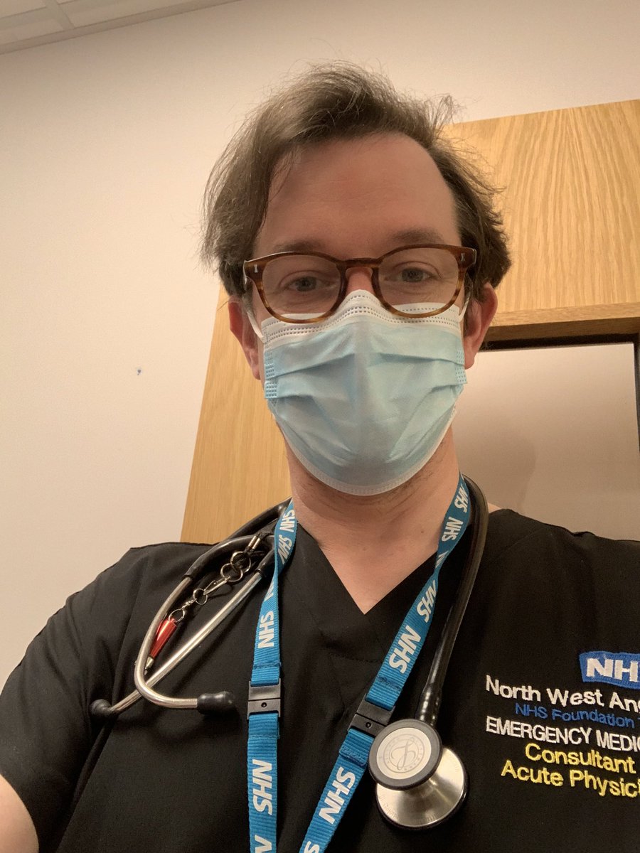 Back on the wards again - what a difference from last time I was here - much calmer and much less Covid!